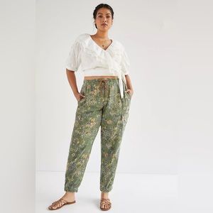 Anthropologie Pilcro Classic Seamed Joggers Plus Size 2X